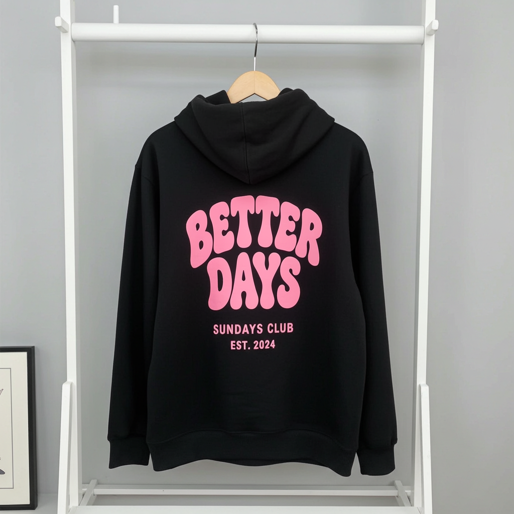 Better Days Hoodie – Black
