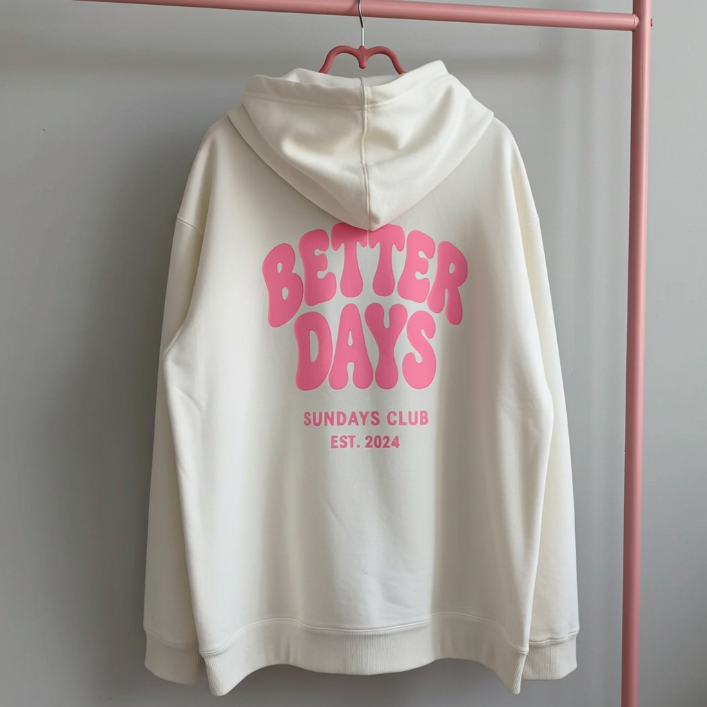 Better Days Hoodie – White