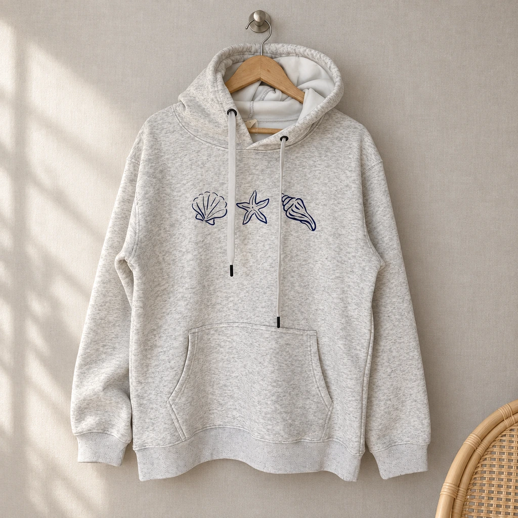 Seaside Hoodie – Marle Grey